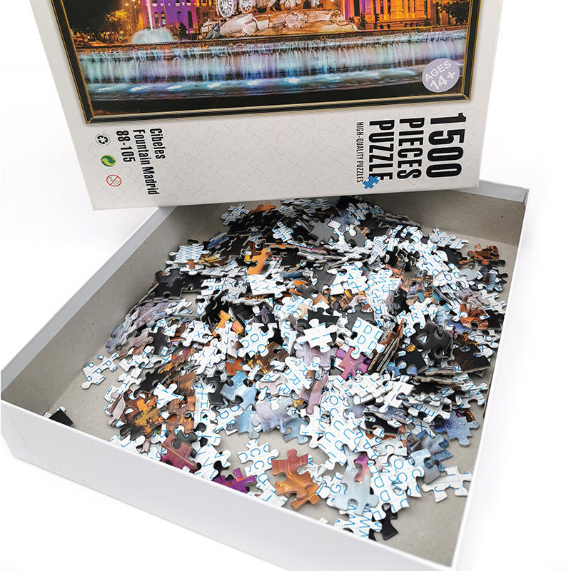 Fabricantes que vendem quebra-cabeça de papel de 1500 peças para descompressão de adultos