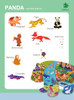 Preço de fábrica Quebra-cabeça de sublimação personalizado DIY Jogo de papel para crianças Brinquedos quebra-cabeça animal
