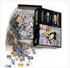 Quebra-cabeças de impressão personalizada de tema altamente classificado para adultos adolescentes 500 peças quebra-cabeças de papelão