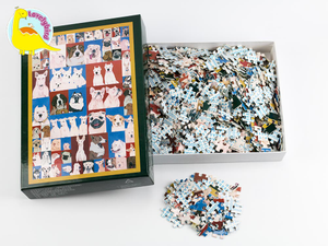 Quebra-cabeças personalizados com definição de presente de aniversário de venda imperdível 1.000 peças fabricantes