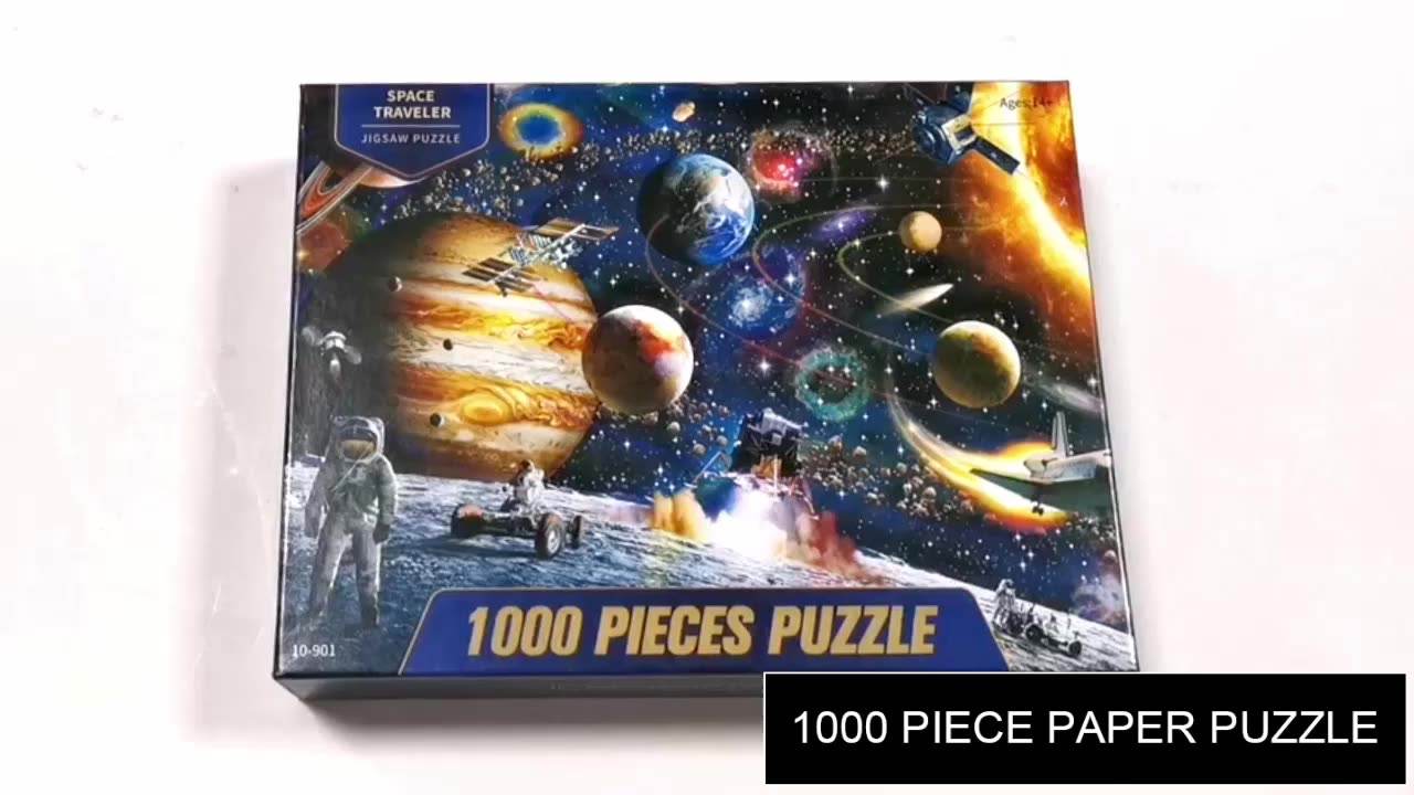 Brinquedos de tabuleiro de alta qualidade, jogo educacional personalizado, quebra-cabeças 1000 peças para adultos