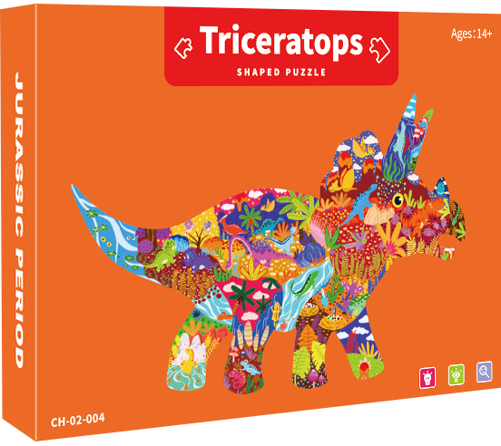 Brinquedos infantis personalizados Quebra-cabeça de aglomerado Brinquedos de quebra-cabeça para crianças Quebra-cabeça de animais de desenho animado