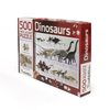 Atacado brinquedos para adultos jogos quebra-cabeças de papelão cinza padrão de dinossauros quebra-cabeças