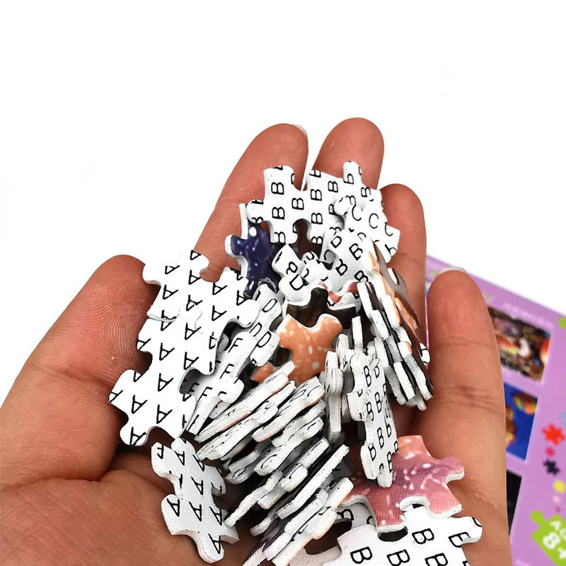 Jogo inteligente quebra-cabeça brinquedos educativos caixa colorida quebra-cabeça de plástico